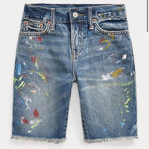 Ralph Lauren Sullivan Paint Splatter Shorts - 18